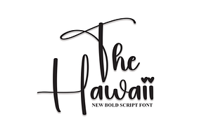 The Hawaii Script Font