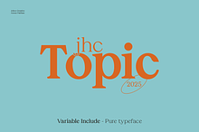JHC Topic - Pure Typefamily