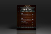 Simple Retro Menu, a Flyer Template by Luuqas Design (Thumbnail 1 of 3)