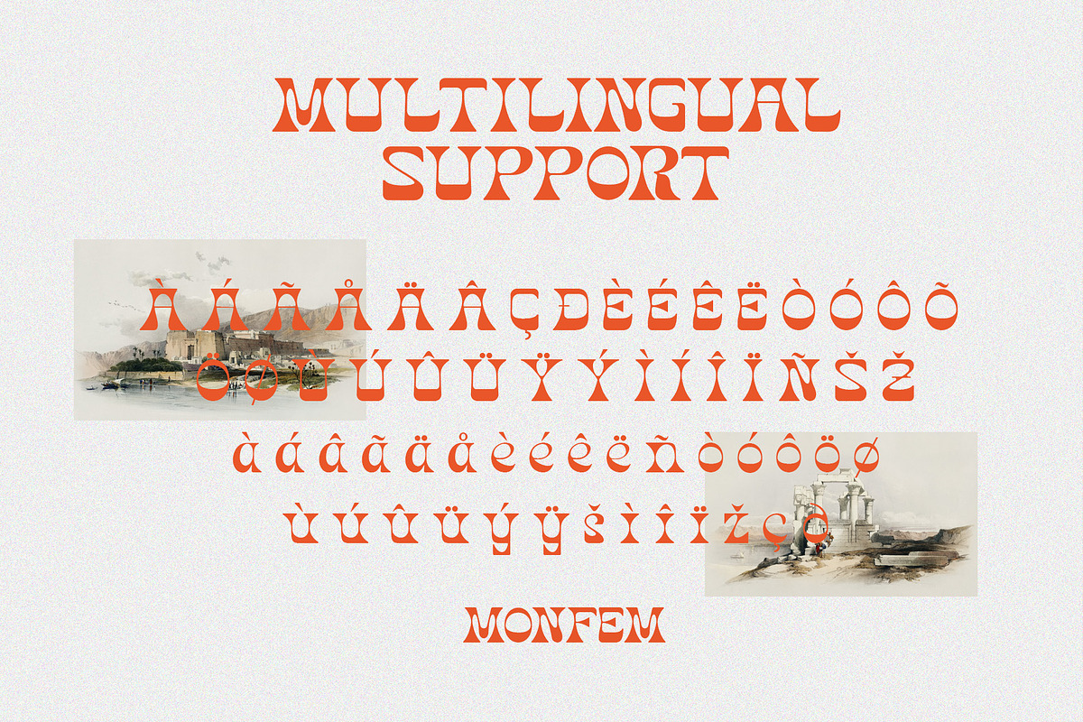 Monfem, a Sans Serif Font by Damelev (Photo 9 of 10)