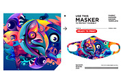 Cute Masker Design & mockup, a Mask Mockup by singpentinkhappy (Thumbnail 6 of 16)
