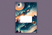 5 Galaxy GoodNotes Digital covers, a Templates & Theme by Illustrator Space (Thumbnail 5 of 7)
