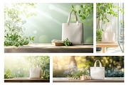 Cotton tote bag mockup on a bench, a Background Photo by Nebbia (Thumbnail 3 of 4)