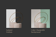 5 Podium with Transparent Background, a Background Graphic by faustudio (Thumbnail 2 of 7)