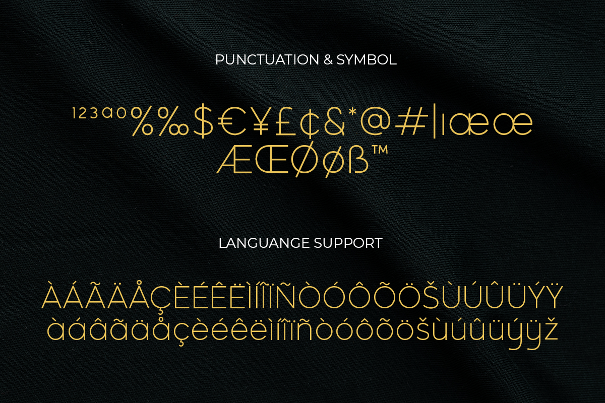 GLAMOUR - Luxury Sans Serif Font, a Sans Serif Font by Hamz Studio (Photo 7 of 10)