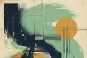 Retro Abstract Poster Textures, a Decorative Illustration by StockVerse Creative (Thumbnail 3 of 4)