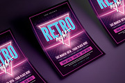 80's Retro Flyer, a Flyer Template by VectorVactory (Thumbnail 3 of 3)