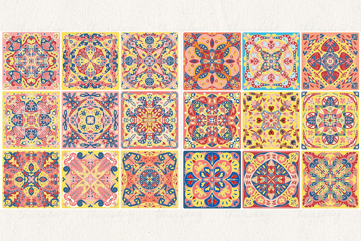 38 mandalas pattern, a Pattern Graphic by Thursdaypaper (Photo 3 of 3)