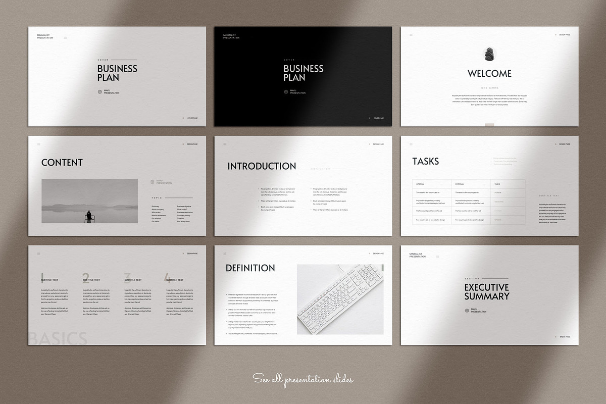 Business Plan PowerPoint Template, a Presentation Template by TemplatesForest (Photo 2 of 20)