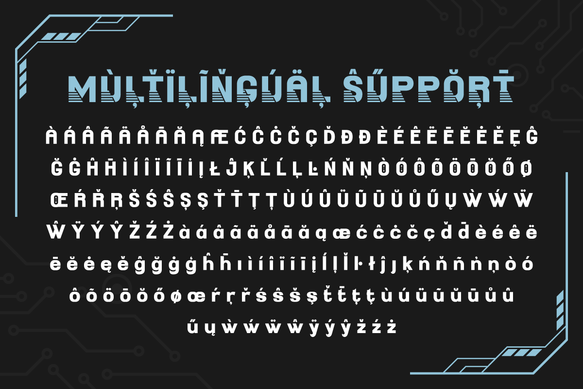 THE BOKRUN | Futuristic Font, a Sans Serif Font by twinstd (Photo 11 of 13)