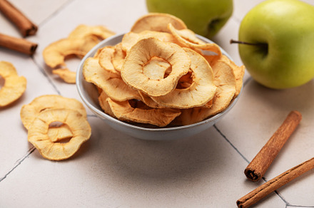 Dried apple chips, a Food & Drink Photo by Olena Rudo