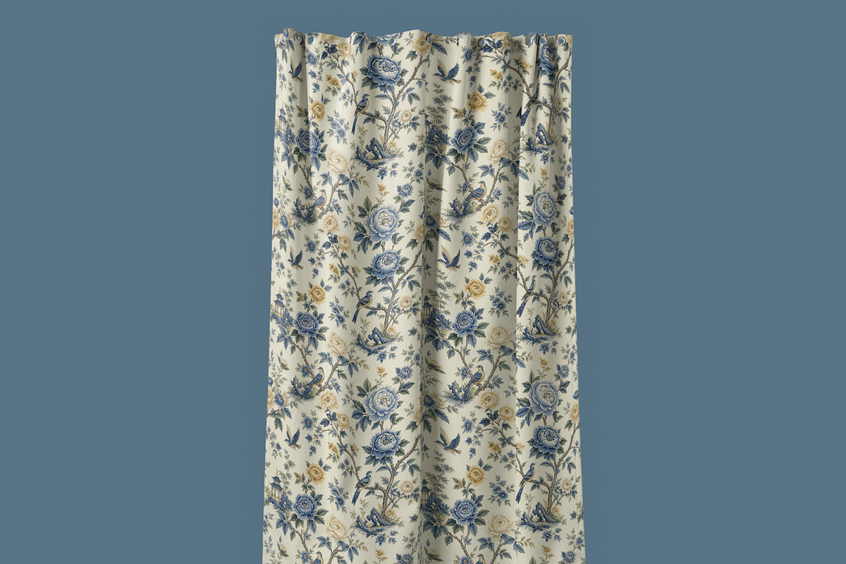 Blue Chinoiserie Seamless Pattern, a Pattern Graphic by elif (Photo 4 of 13)