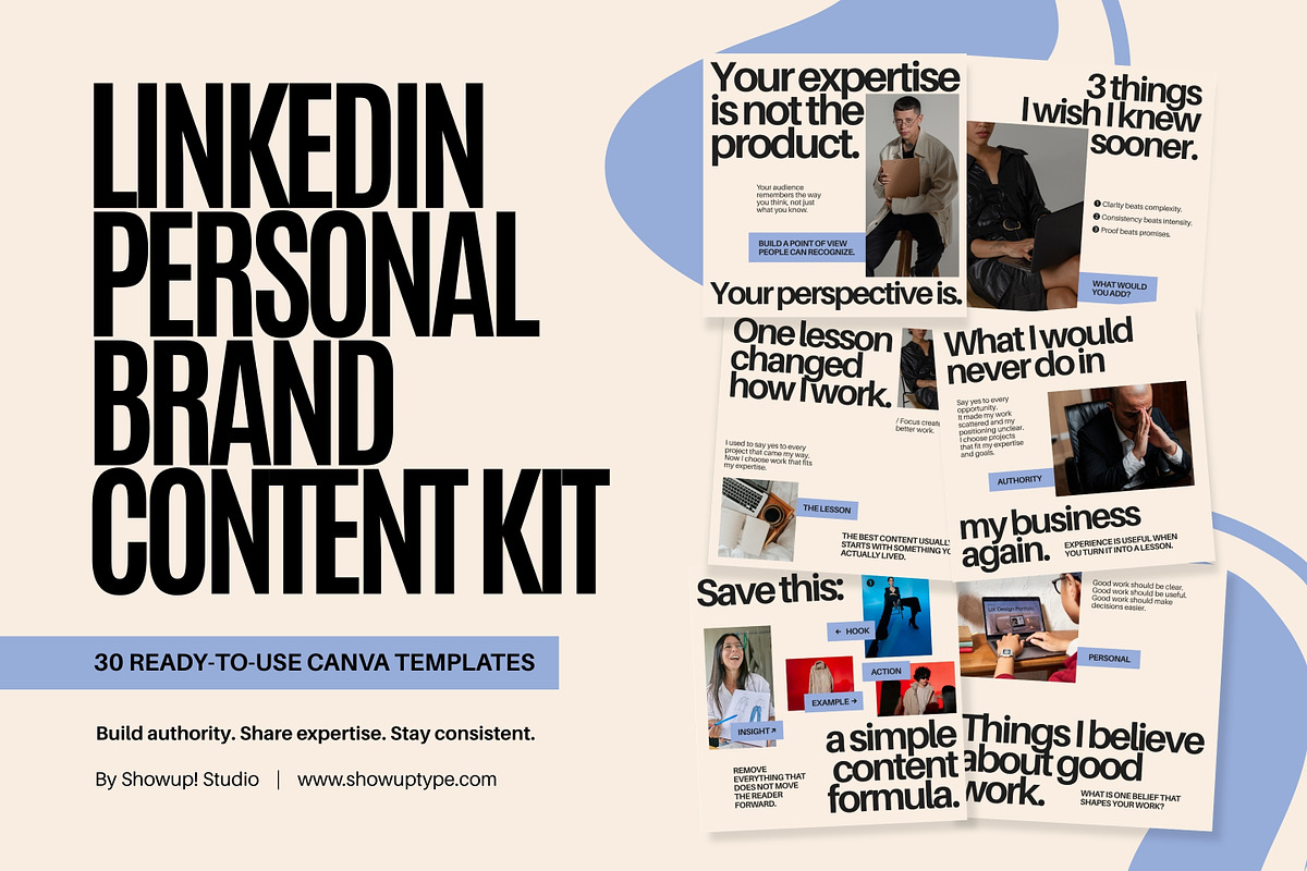 Personal Brand Canva Template Bundle, a Social Media Template by ShowUp! Studio (Photo 6 of 7)