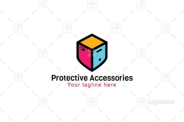 Protective Accessories Store Logo by Vecras  Creative Market