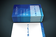 Flat Polygon Business Card, a Business Card Template by Saif71 - Shop (Thumbnail 4 of 5)