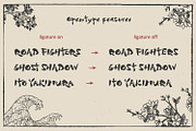 Toragon - Japan Brush Style Font, a Font by tkzgraphic (Thumbnail 10 of 11)