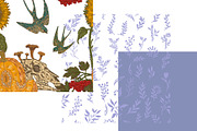 Gothic Autumn Harvest Folk Pattern, a Pattern Graphic by NayaChu (Thumbnail 6 of 9)