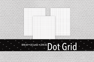 Dot Grid printable, an Illustration by SandraBredtmann