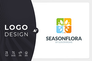 Season Flora Logo Template