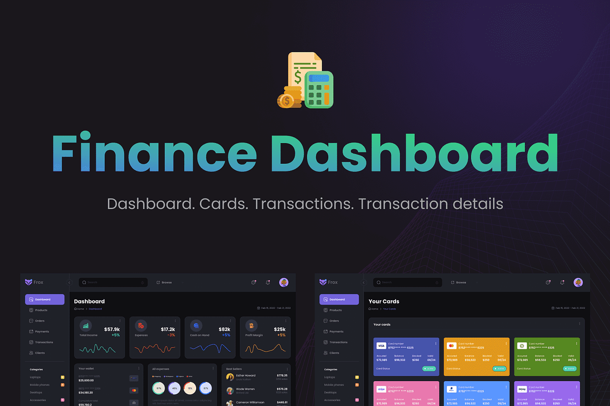 Frox - TailwindCSS Dashboard, a HTML Template by AliThemes (Photo 6 of 19)