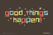 KutOut - A Fun & Funky Font, a Sans Serif Font by Komet & Flicker (Thumbnail 8 of 12)
