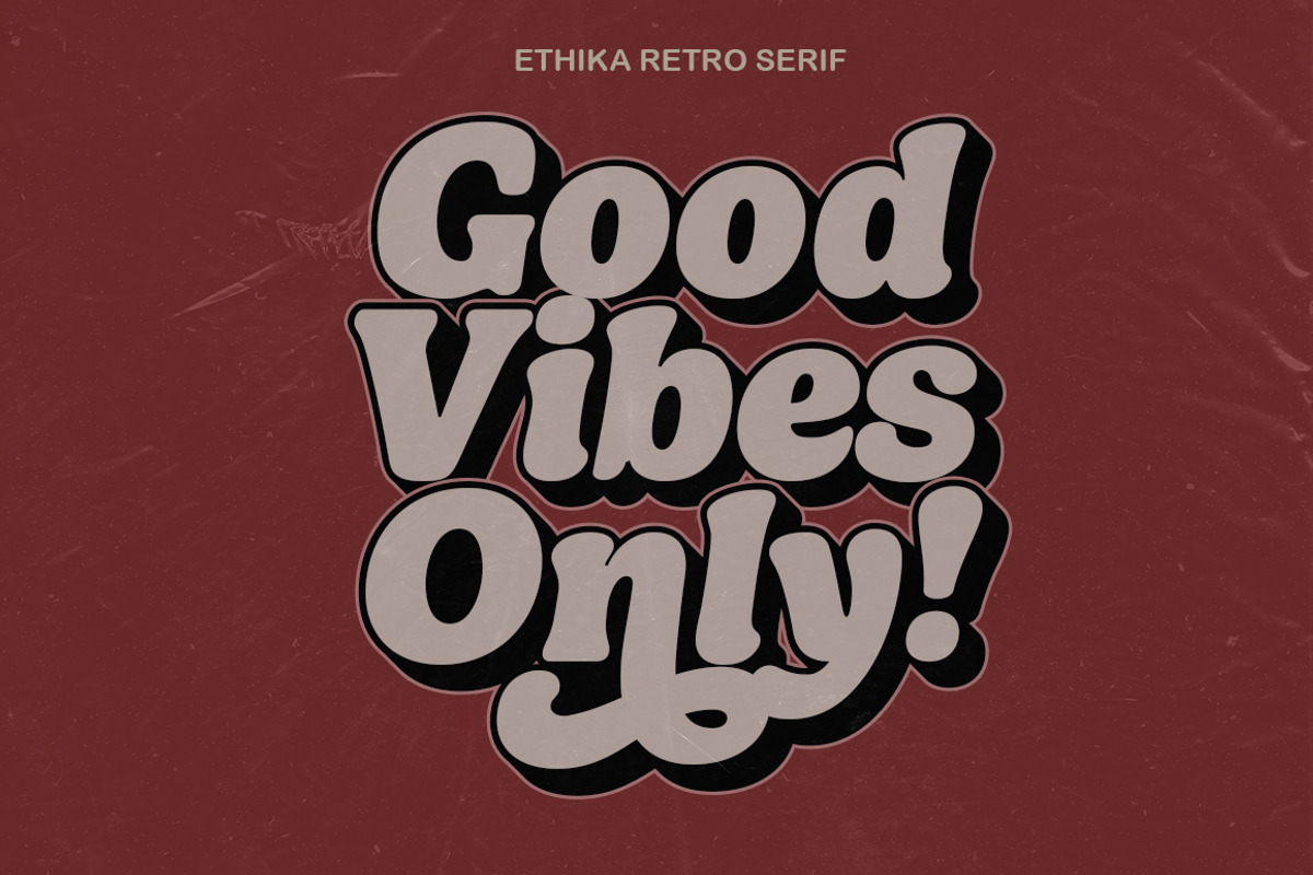 Ethika - Retro Serif Font, a Serif Font by Mulkan Nazir (Photo 7 of 16)