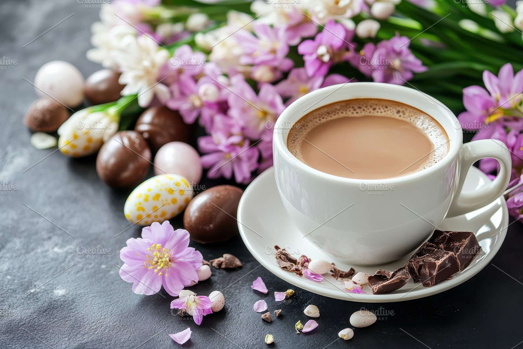Delightful morning with coffee, a Photo by Pavel_design