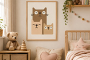 Family Cat Clipart, an Animal Illustration by Palau (Thumbnail 2 of 10)