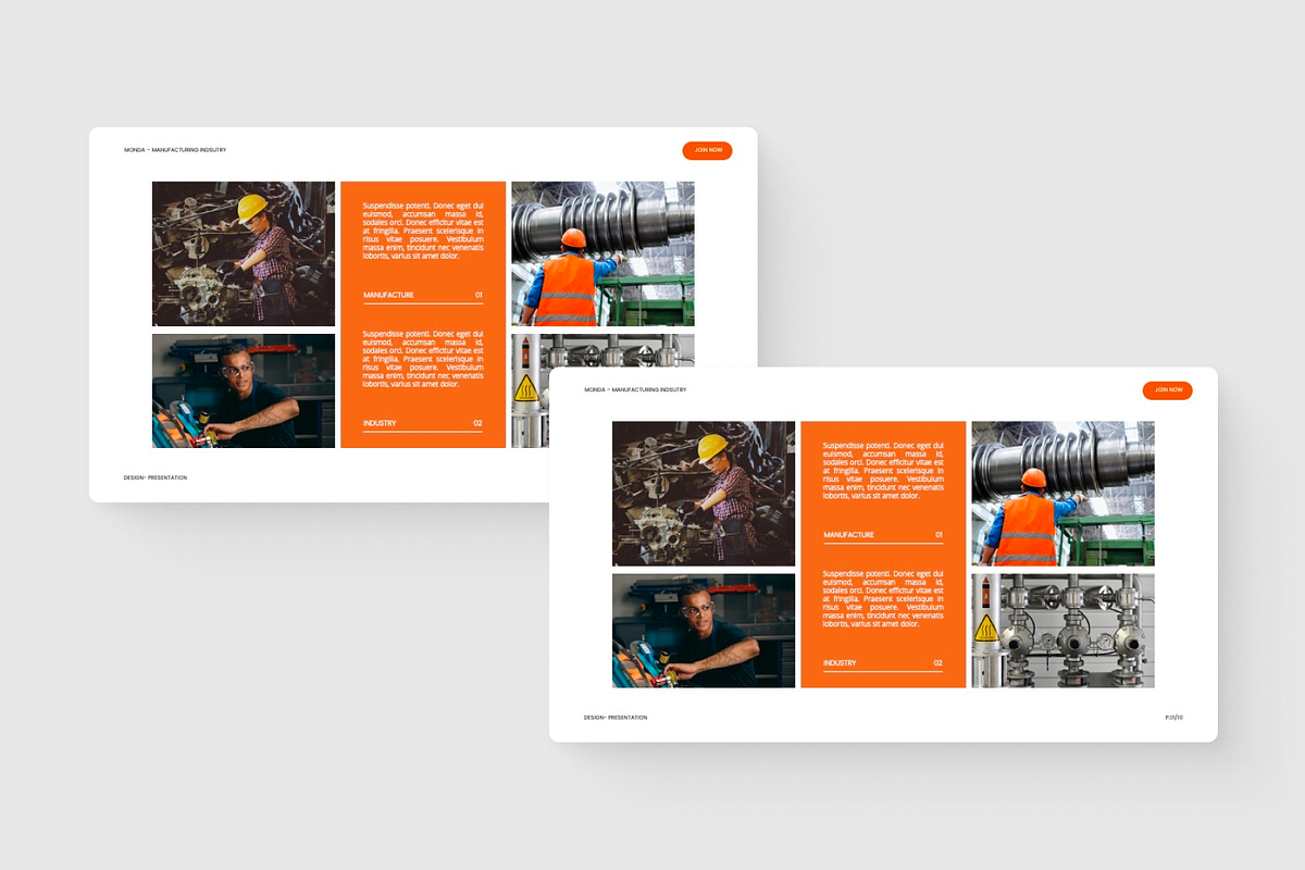 Manufacture Industry PowerPoint, a Presentation Template by SquidPixey (Photo 6 of 6)