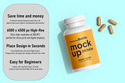 Supplement Bottle Mockup Bundle, a Packaging Mockup by pixelmock (Thumbnail 8 of 35)
