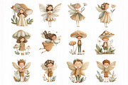 Mushroom Fairies. Kids collection, an Illustration by DreamCafeArt (Thumbnail 4 of 9)