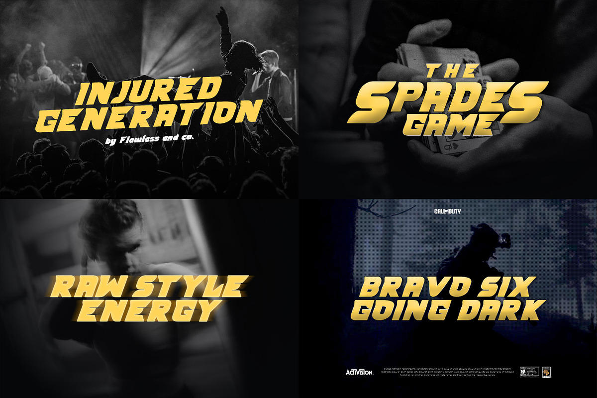 Sport Font Bundle, a Sans Serif Font by Flawless And Co (Photo 9 of 10)