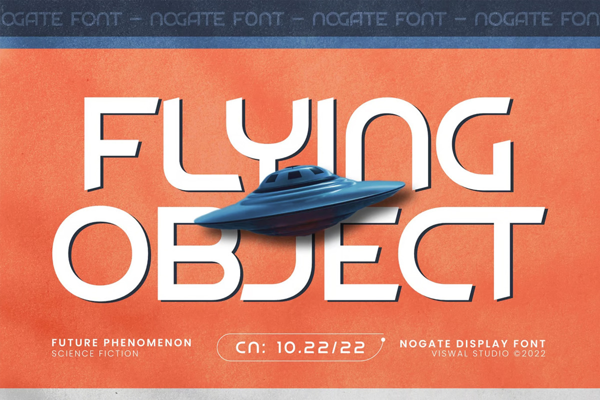 Nogate - Modern Font, a Sans Serif Font by Viswal Studio (Photo 4 of 6)