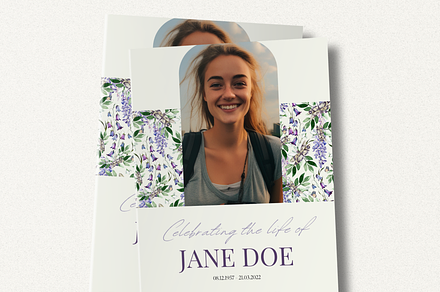 Funeral Program Template Set I Canva