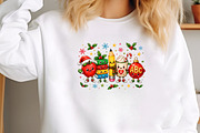 Christmas School Doodle Characters, a Seasonal Illustration by CraftArtStudio (Thumbnail 3 of 4)