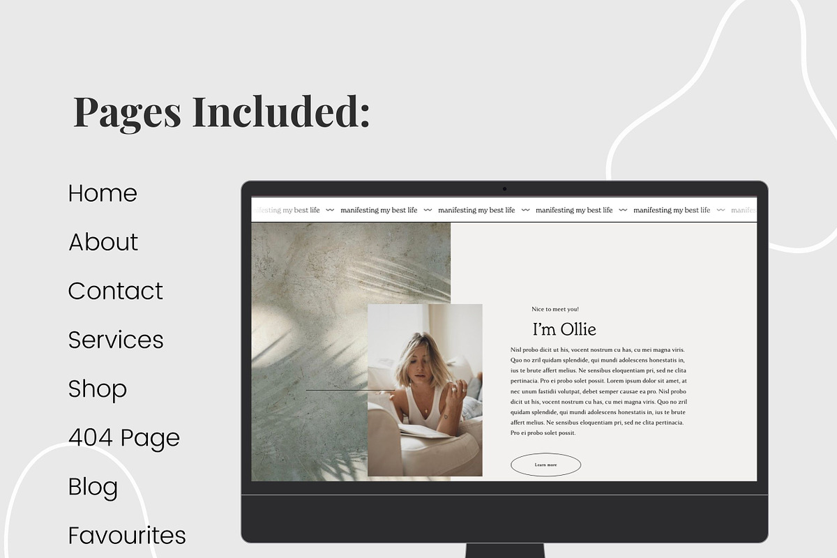 Aesthetic Squarespace 7.1 Template, a Squarespace Template by Forth and Wild (Photo 8 of 9)