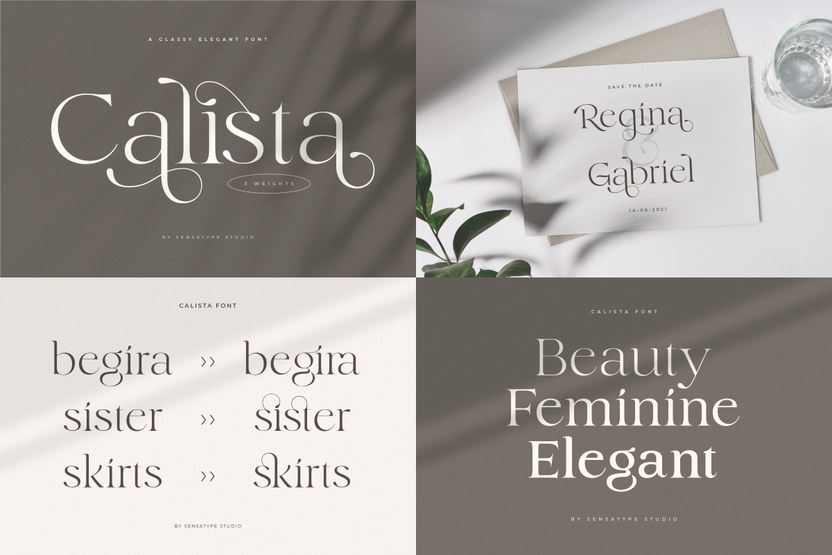 Unique Branding Modern Font Bundle, a Serif Font by Sensatype (Photo 10 of 13)