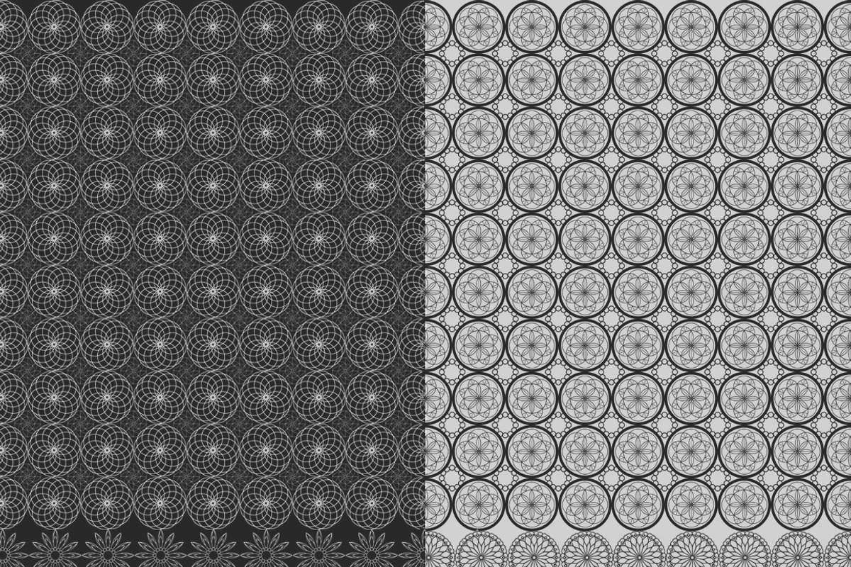 Geometric & Mandala Collection, an Illustration by Alpha Mike Foxtrot (Photo 9 of 9)