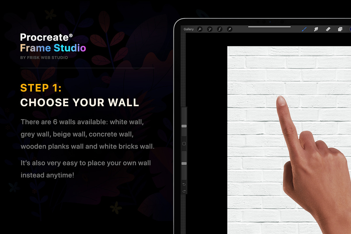 Procreate Frame Studio — Mockups, a Product Mockup by Frisk Shop (Photo 7 of 15)