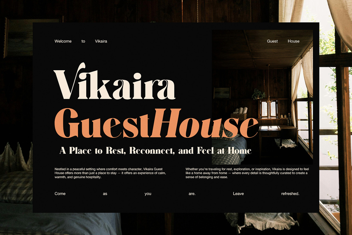Bingah Elegant Serif Font, a Serif Font by Elegant Font (Photo 3 of 8)