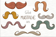 The great mustache set, an Illustration by Dreaming_Lucy (Thumbnail 1 of 5)