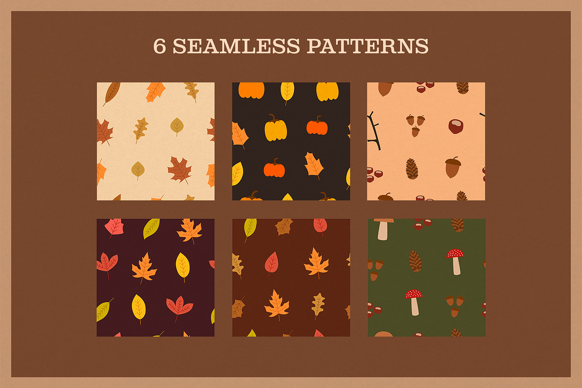 Autumn Nature Vector Collection, a Decorative Illustration by Type Twice (Photo 5 of 10)
