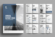 Annual Report Brochure Template, a Brochure Template by E-Type (Thumbnail 1 of 7)