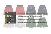 Distressed Streetwear Shorts Mockup, a Bottom Mockup by std.badboy (Thumbnail 3 of 4)