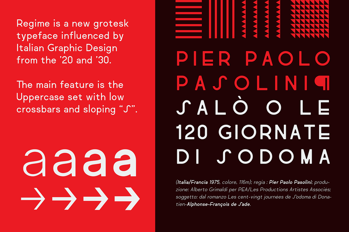 Regime Grotesk preview 2
