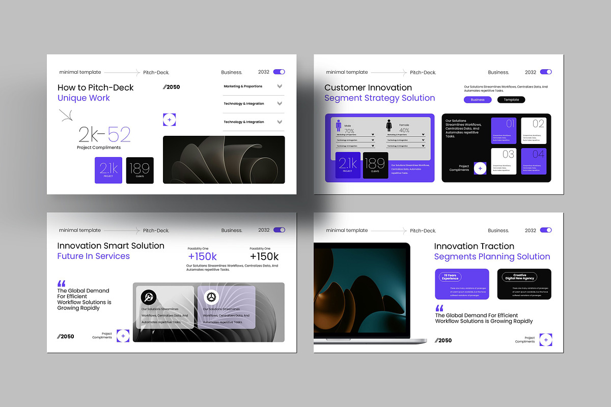 Innovative Business Pitch-Deck, a Presentation Template by Slide-Agency (Photo 4 of 8)