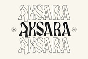Akrapovic Font - Display, a Sans Serif Font by giemons™ (Thumbnail 2 of 7)