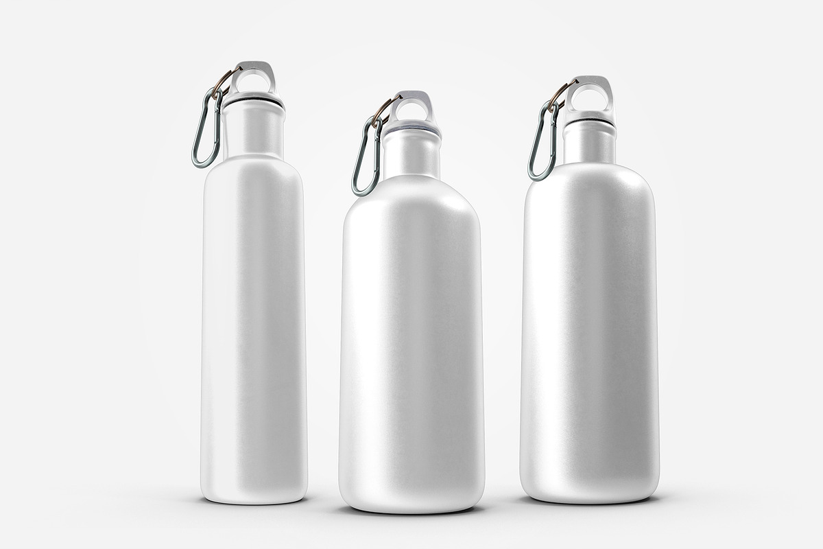 Aluminium Bottle Mockup, a Mockup by rogeriomarcos (Photo 4 of 7)