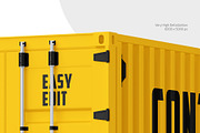 Shipping Container Mockup Set, a Cups & Container Mockup by Country4k (Thumbnail 3 of 4)