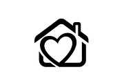 50 Home Love Heart House Icon Set Bu, an Illustration by Gaye Art (Thumbnail 36 of 51)